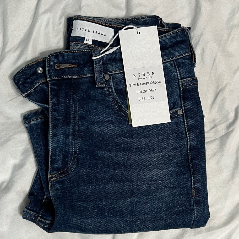 Risen Women's Dark Skinny Jeans